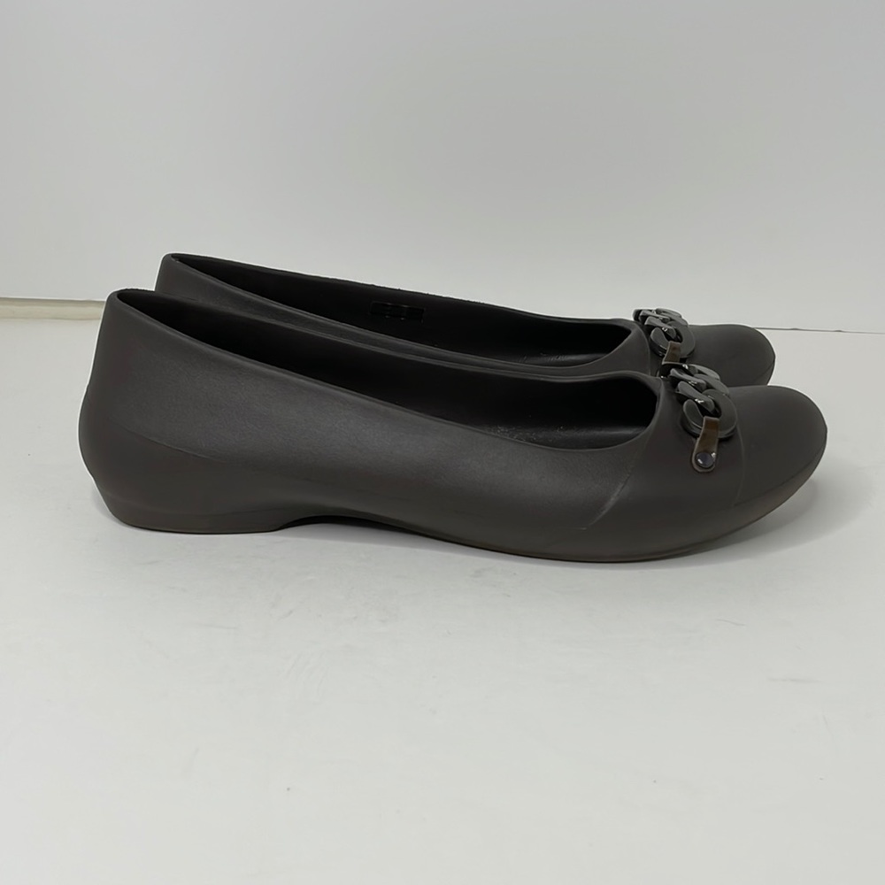 Crocs Slip On Flats sz 10 Brown‎